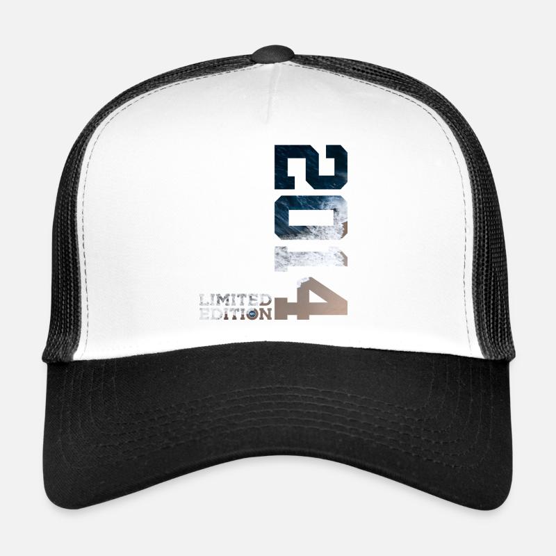 12. GEBURTSTAG LIMITED EDITION 2014 - Trucker Cap - Weiß/Schwarz
