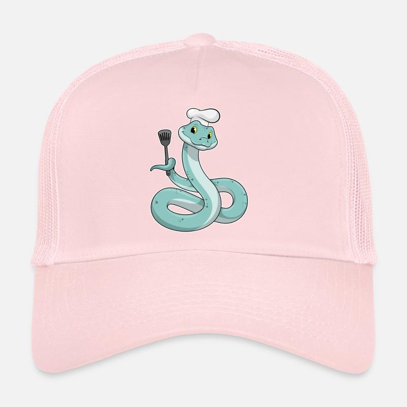 Faites la queue en tant que chef avec un chapeau de chef Casquette trucker 