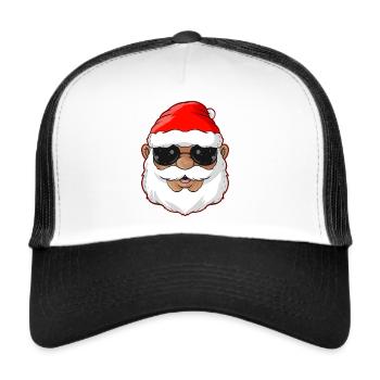 Afro american toddler Black History Month - Trucker Cap - white/black - Front