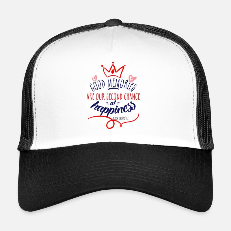 Queen Elizabeth 2 Citation Reine d'Angleterre Tee Casquette trucker 