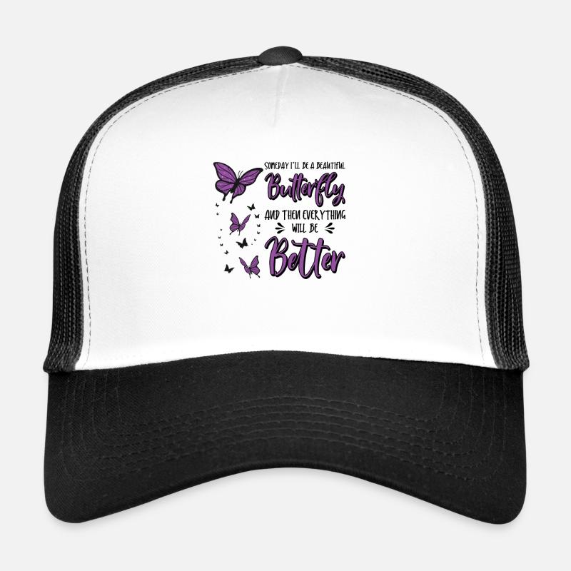 Papillon céleste mystique Casquette trucker 