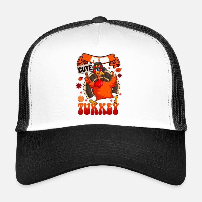 Je suis la dinde mignonne Casquette trucker 