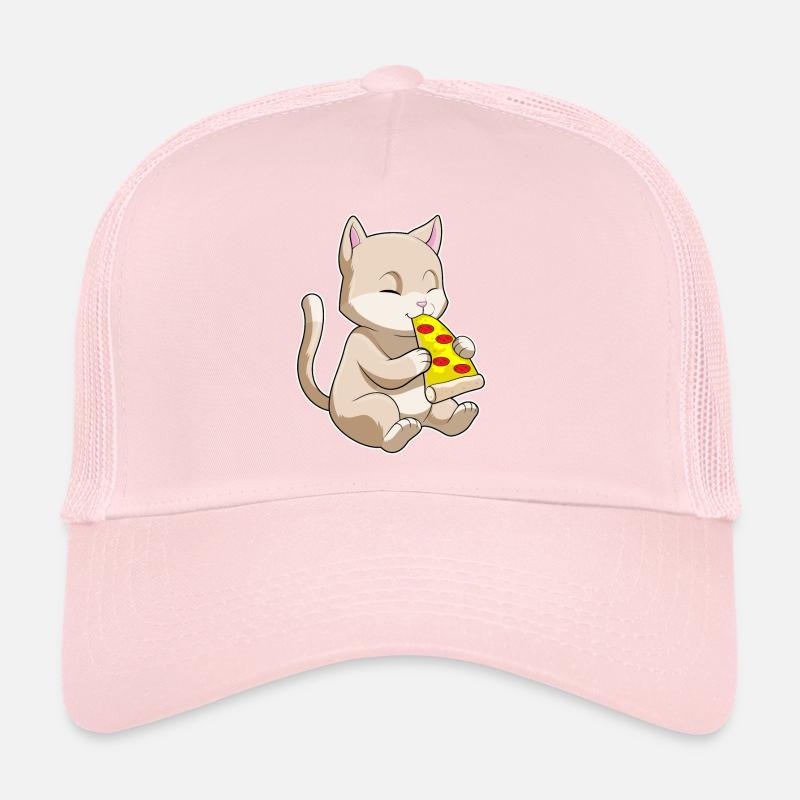 Cat with pizza Trucker Cap