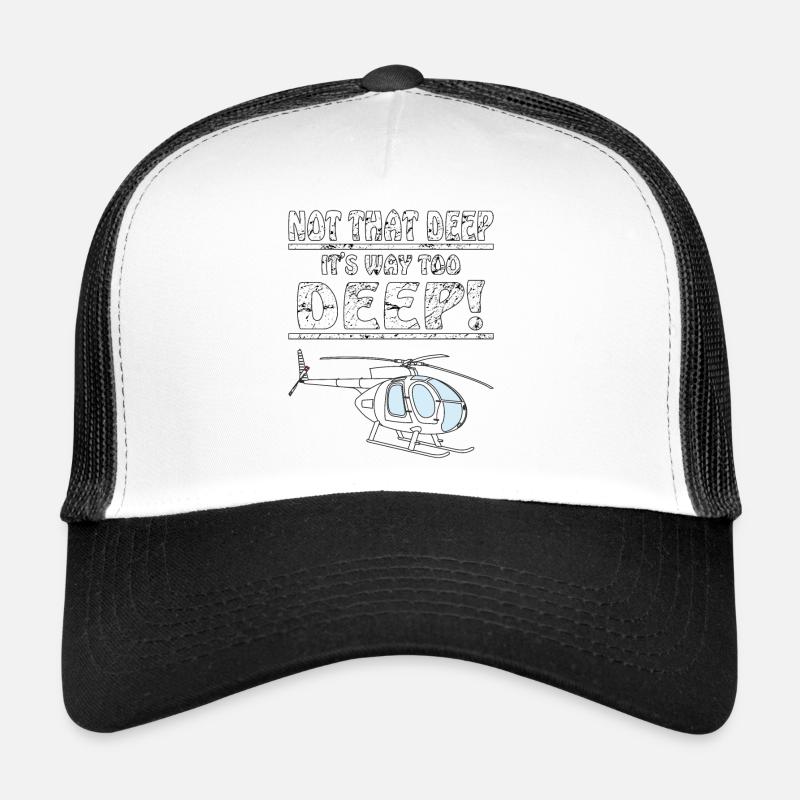 HÉLICOPTÈRE PAS SI PROFOND Casquette trucker 