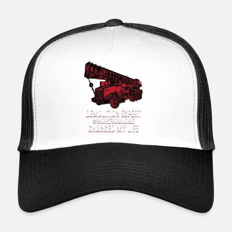 Ich arbeite von zuhause, ich bin ein Abbruch Trucker Cap