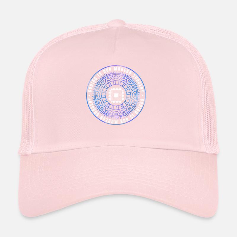 sarcastic magic of coding spell Trucker Cap