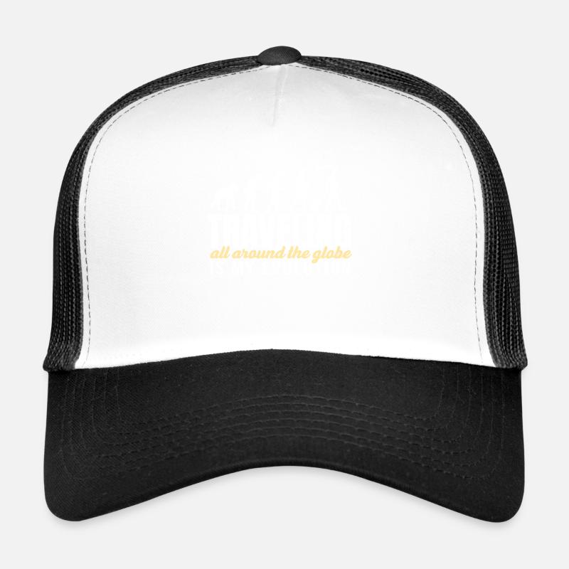 Voyage joyeux de l’évolution agréable disant Casquette trucker 