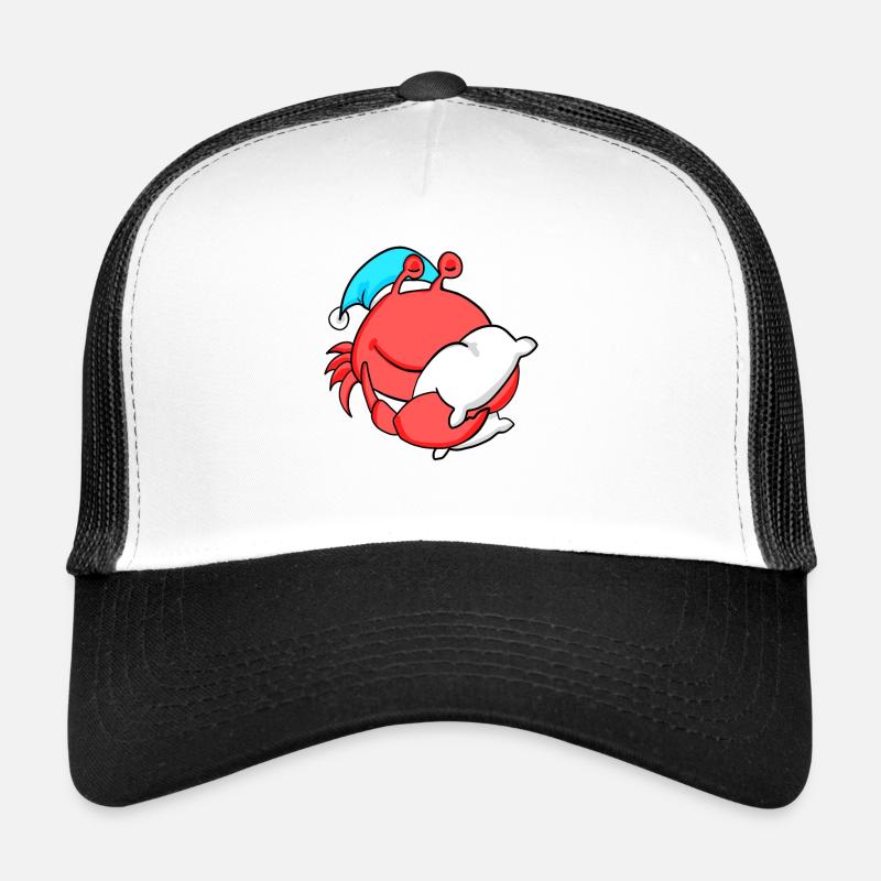 Krabbe - Trucker Cap - Weiß/Schwarz