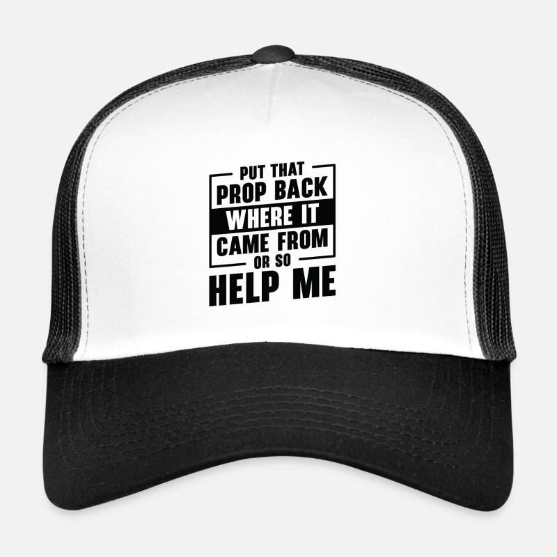 Theater Propman Drama Tech Crew Stage Prop Trucker Cap