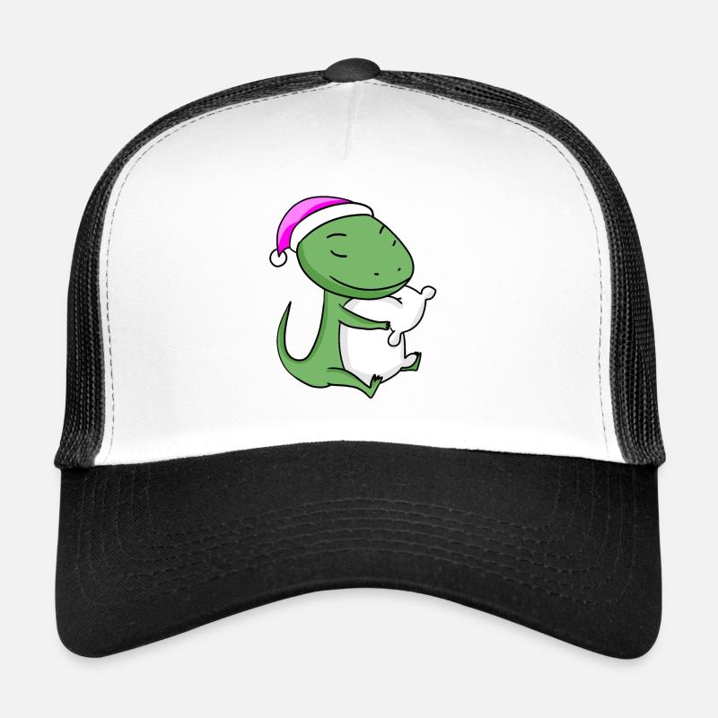 Lizard with pillow and sleeping cap Trucker Cap