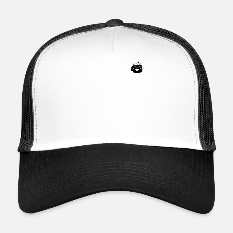 Halloween Pumpkin Cat Funny Pumpkin Cat Trucker Cap