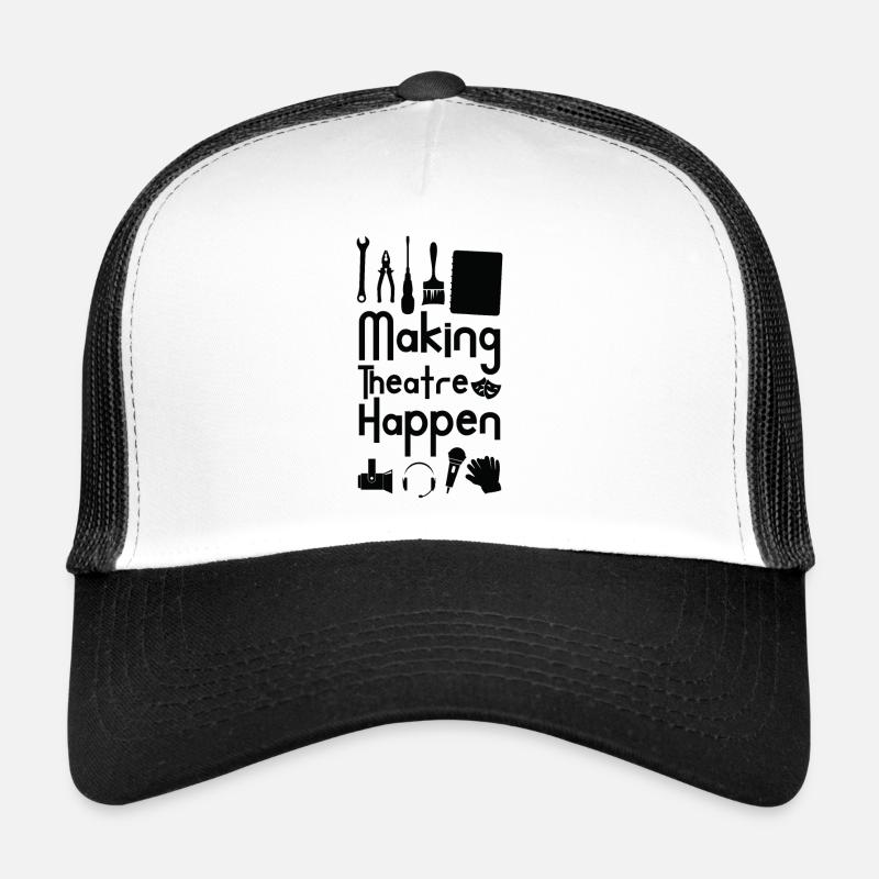 Théâtre Schauspiel Schauspieltechnik Crew Casquette trucker 