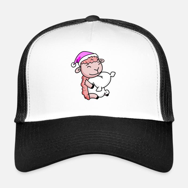 Sheep with pillow and sleeping cap Trucker Cap