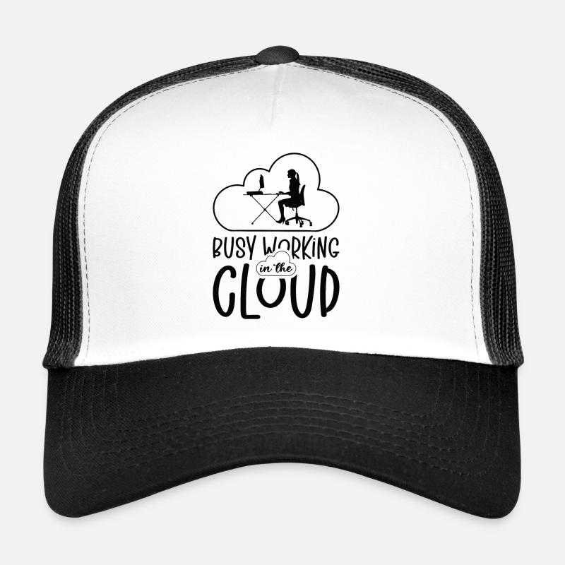 Encodage des programmeurs de cloud computing Casquette trucker 