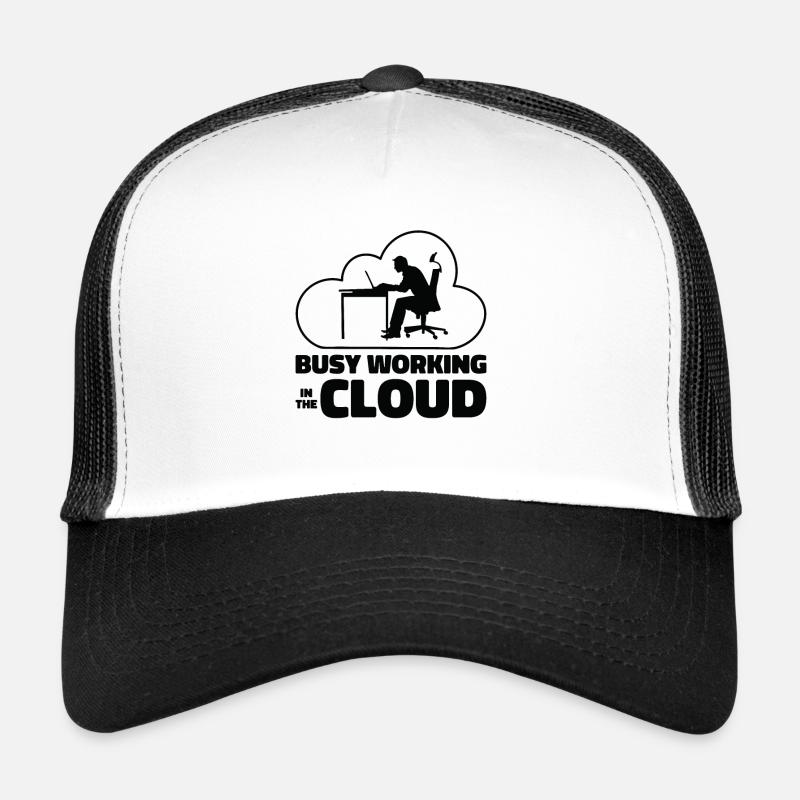 Encodage des programmeurs de cloud computing Casquette trucker 