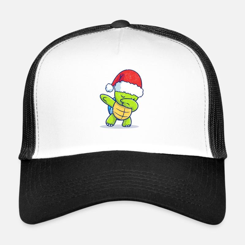 Dabbing Turtle Casquette de Père Noël Casquette trucker 