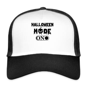 Halloween Mode On - Halloween Party Halloween Pump - Trucker Cap - white/black - Front