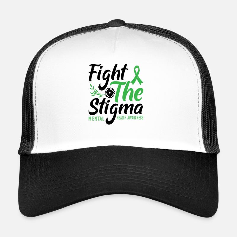 Bekämpfen Sie das Stigma Mental Health Awareness Trucker Cap