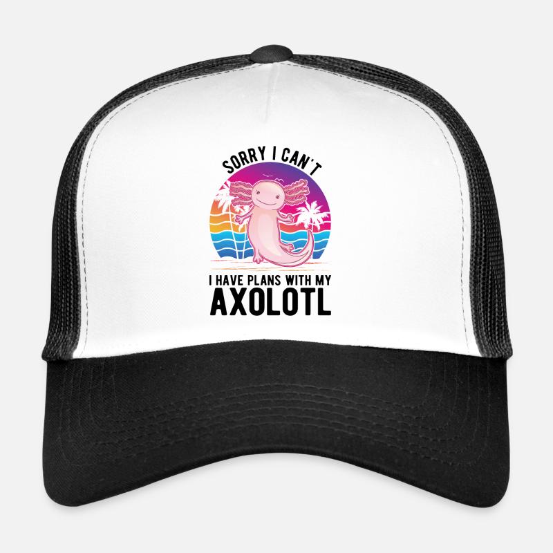 Axolotl Cadeau Queue Lurch Casquette trucker 