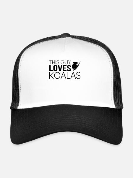 Type Koala Saying - Trucker Cap - white/black - Front