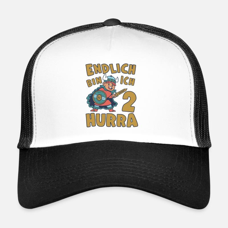 Wikinger Geburtstagsmotiv 2 Jahre Jungen Geschenk Trucker Cap