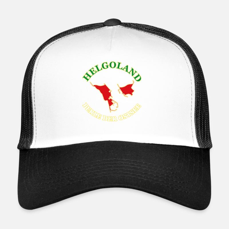 Helgoland Ostsee Sylt Deät Lun Leuchtturm Trucker Cap