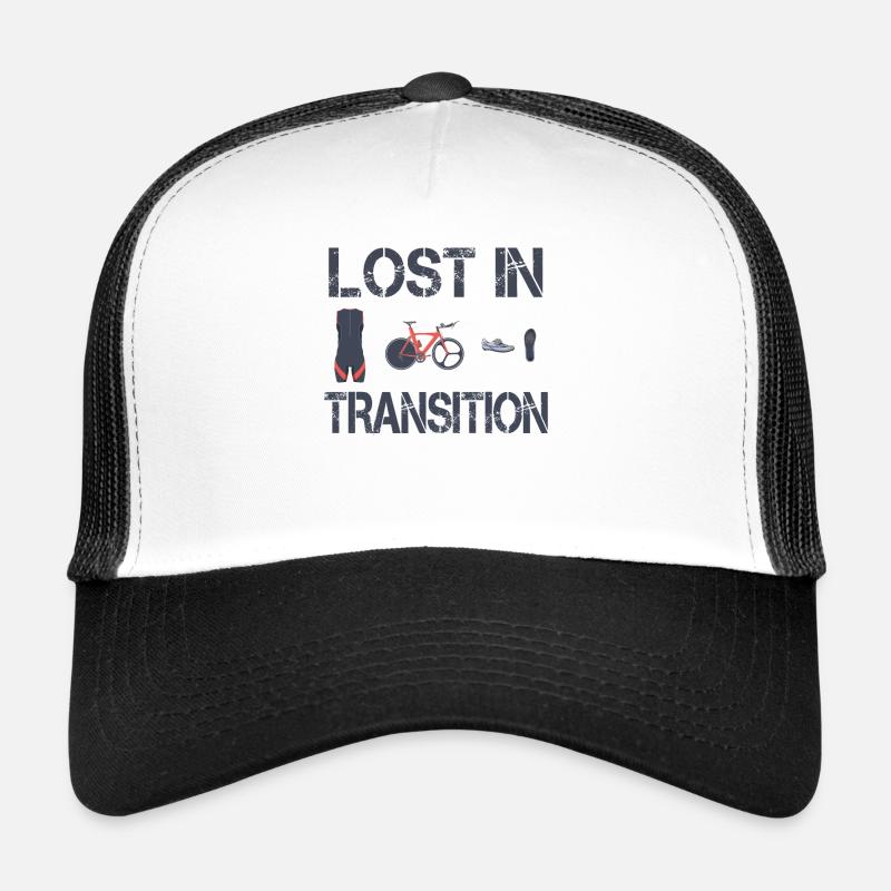 Triathlon triathlète perdu en transition Casquette trucker 