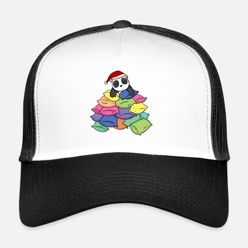 Panda et oreillers Casquette trucker 
