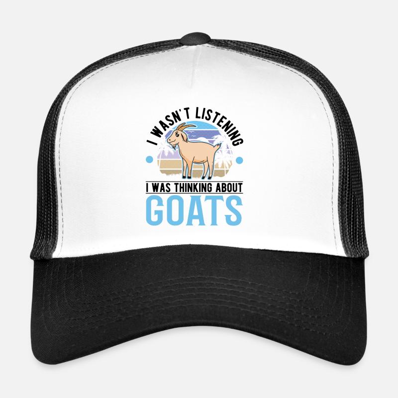 Chèvre Cadeau Chèvre Gardien Chèvre Casquette trucker 