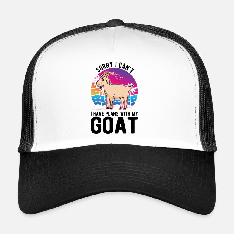 Chèvre Cadeau Chèvre Gardien Chèvre Casquette trucker 