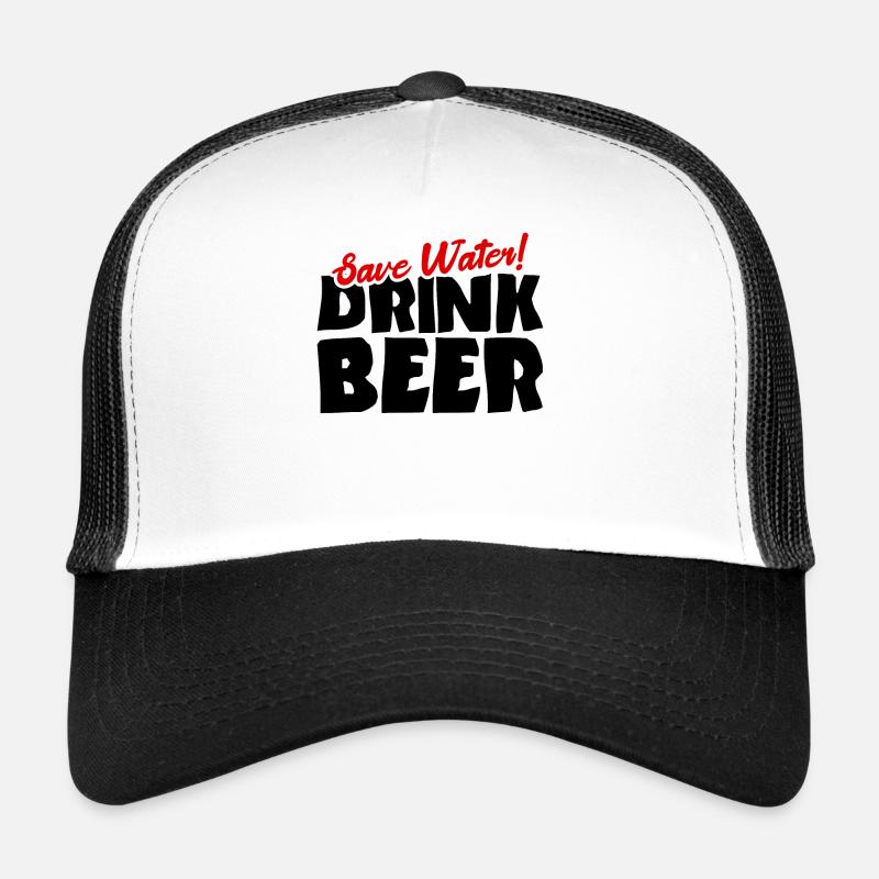 Spare Wasser! Trink Bier Trucker Cap