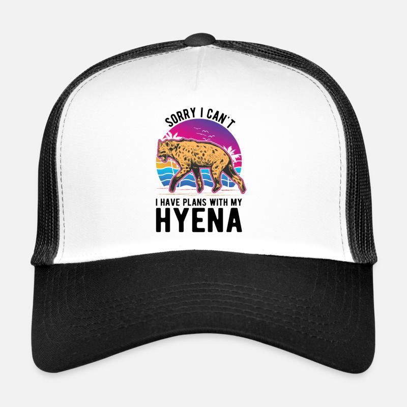 Hyäne Geschenk Erdwolf Hyena Trucker Cap