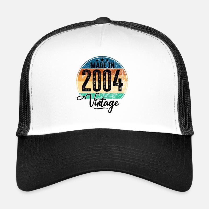 Vintage Fabriqué en 2004 Année de naissance 2004 Anniversaire Casquette trucker 