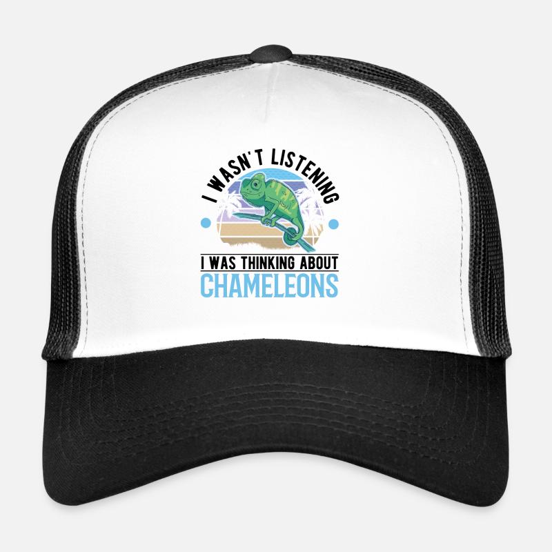 Chameleon Cadeau Caméléon Casquette trucker 