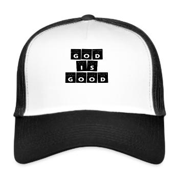 God is Good - Trucker Cap - white/black - Front