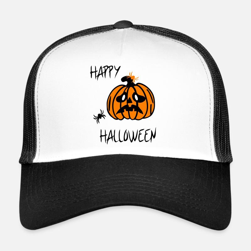 happy halloween, Kürbis Trucker Cap