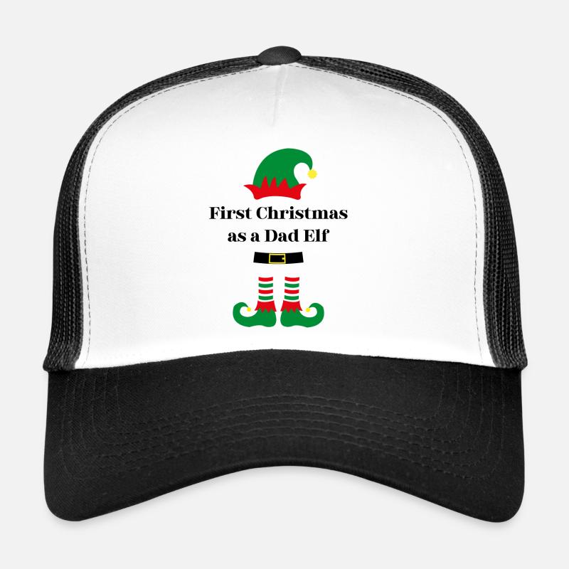 Premier Noël en tant que papa lutin Casquette trucker