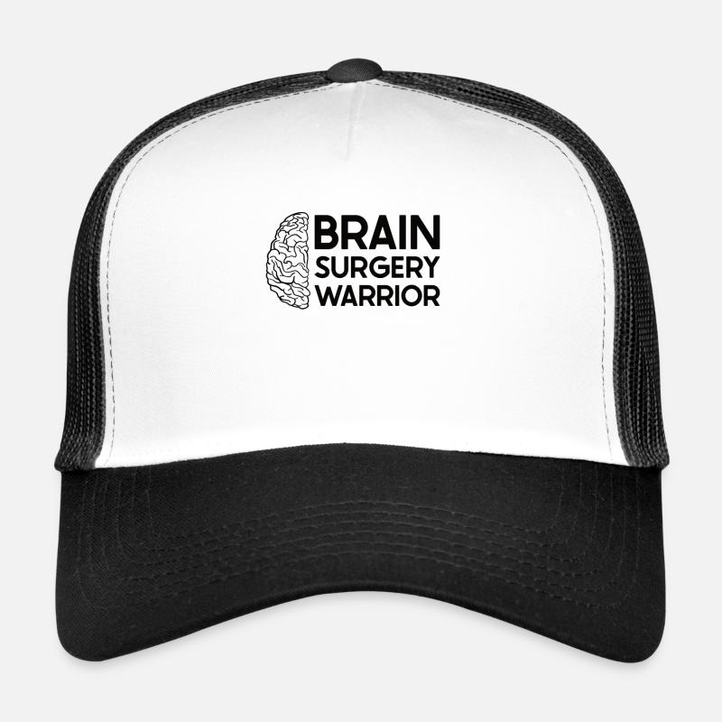 Brain Surgery Joke Brain Surgery Awareness Gift Trucker Cap