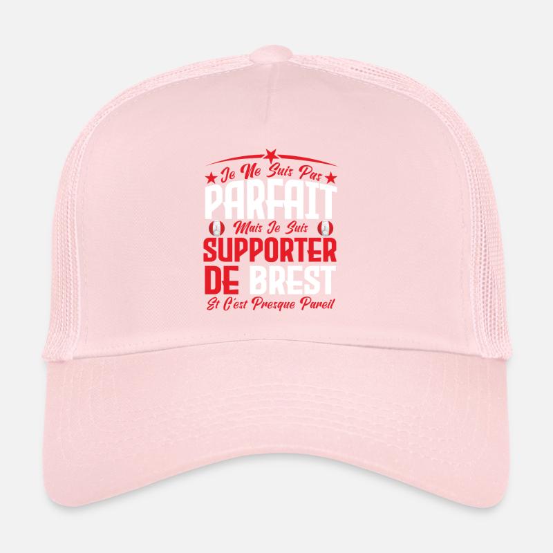 je ne suis pas parfait, supporteur de Brest. Casquette trucker 