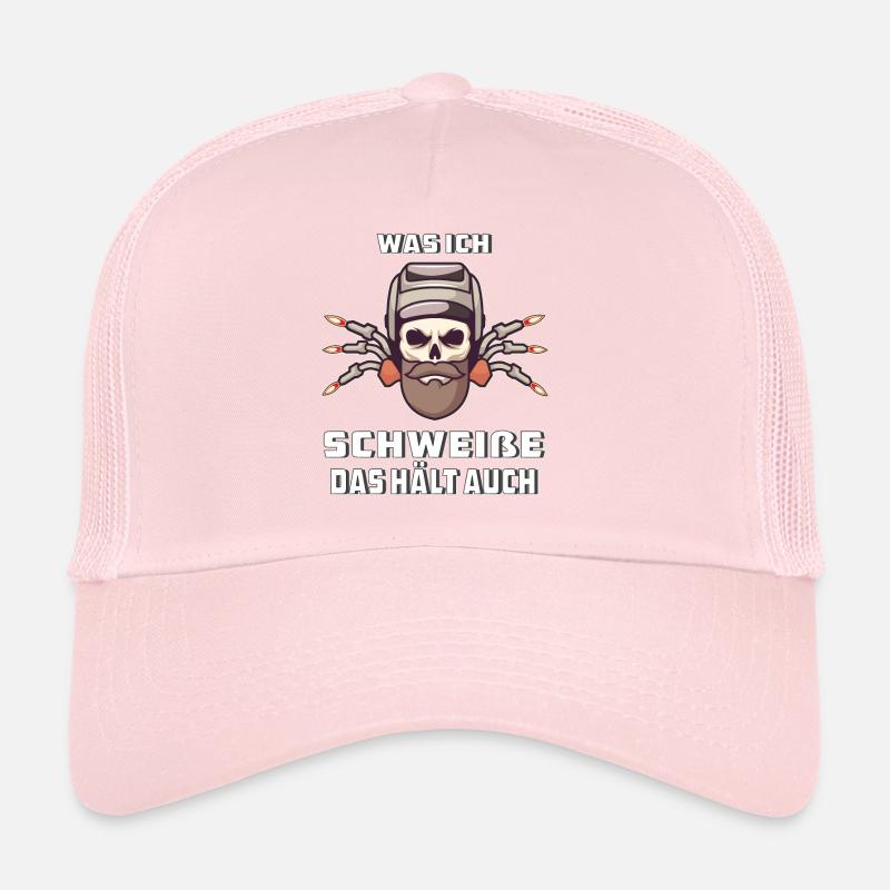 WAS ICH SCHWEIßE DAS HÄLT AUCH Trucker Cap