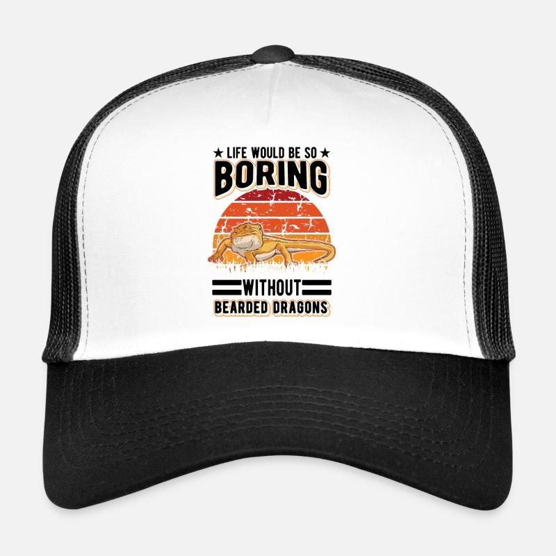 Bearded Dragon Gift Bearded Dragon Pogona Trucker Cap