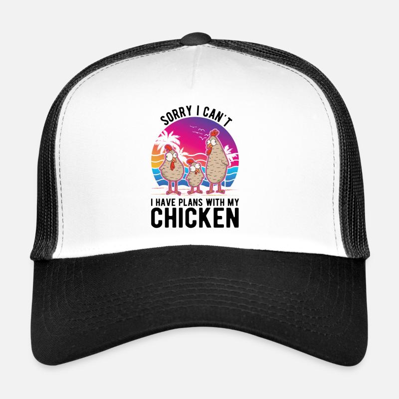 Poulets Élevage de poulets Éleveur de poulet Casquette trucker 