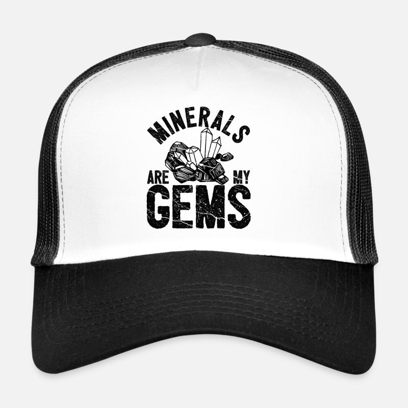 Funny geologist on a stone hunt Trucker Cap