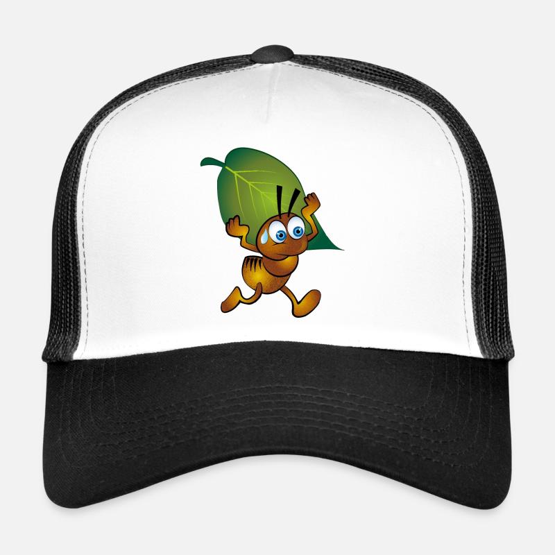 Ameise mit Blatt Trucker Cap