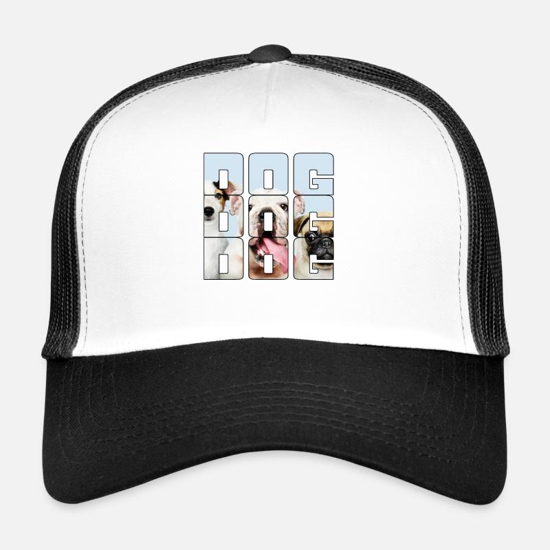 Chien Casquette trucker 