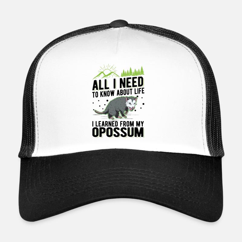 Opossum Gift Possum Possum Trucker Cap