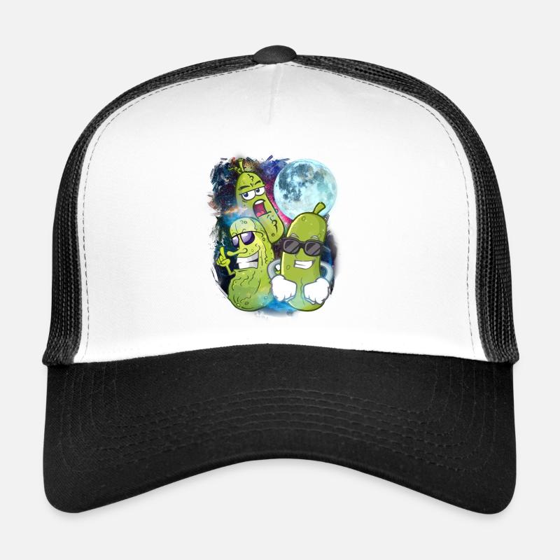 3 cornichons lunaires Drôle d’aneth Concombre portant des nuances Casquette trucker 