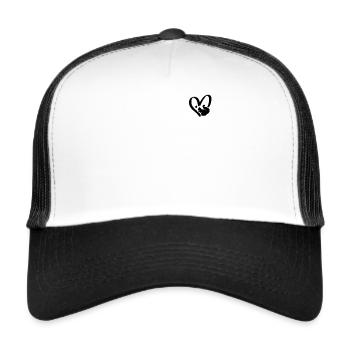 Squirrel Owner - Cute Squirrel Heart Squirrel - Trucker Cap - white/black - Front