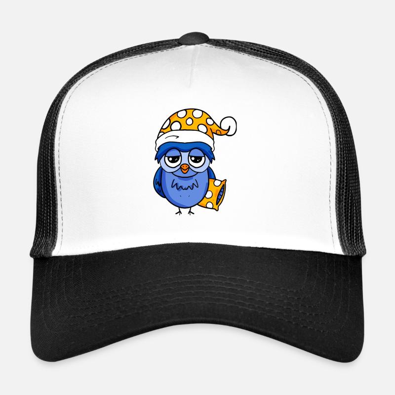 Hibou endormi Casquette trucker 