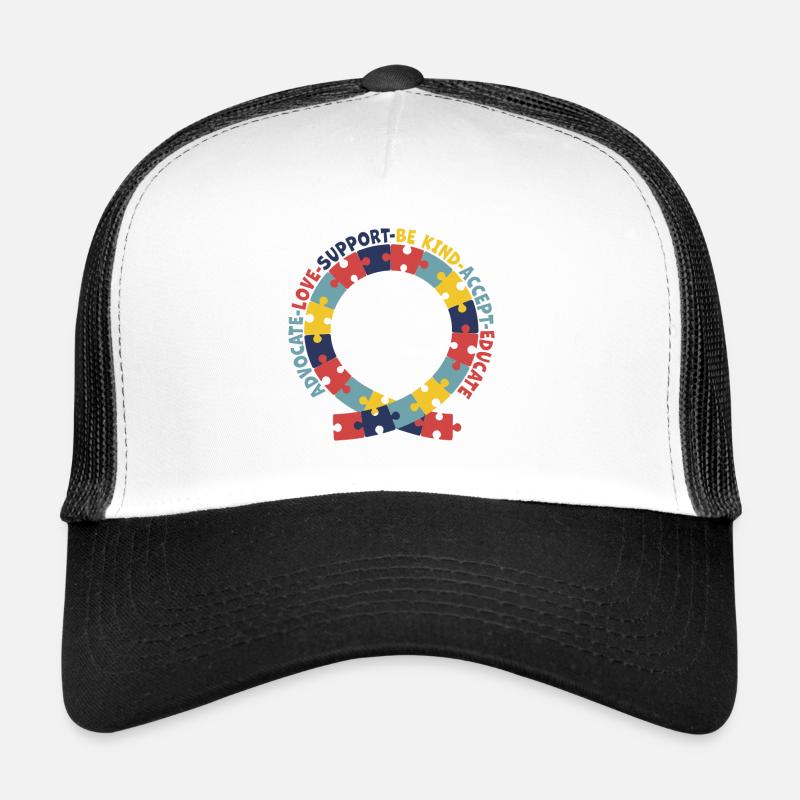 Advocate Love Support Accept Be Kind Trucker Cap